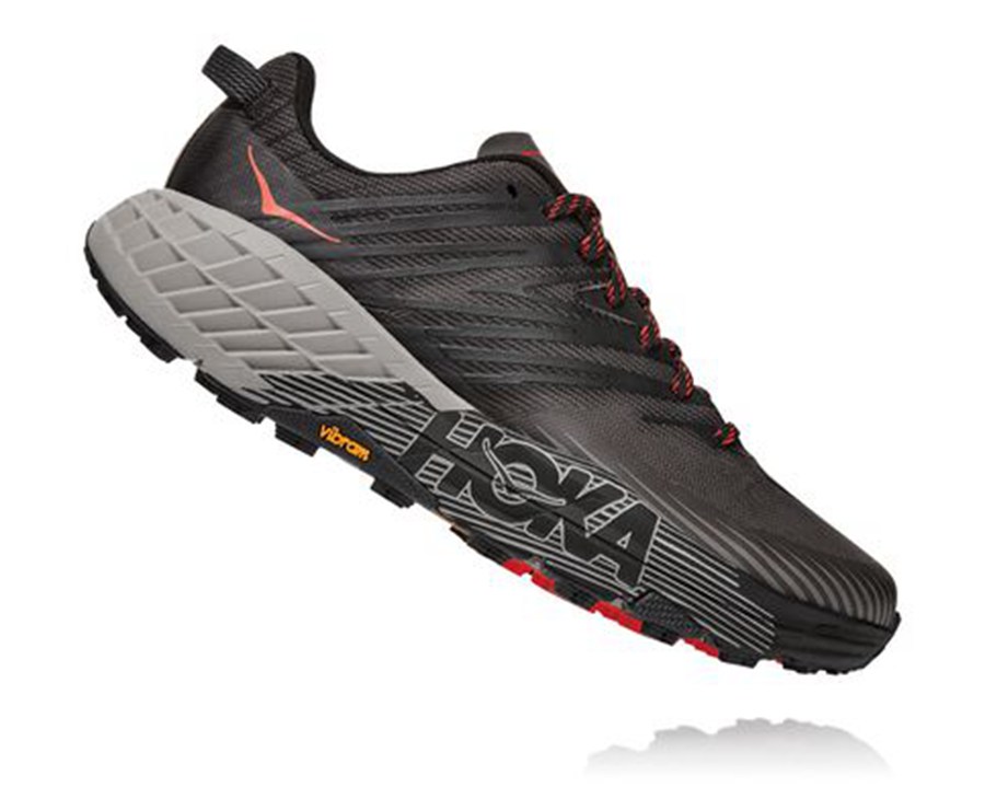 Chaussure Trail Hoka One One Speedgoat 4 Homme - Noir - XVA-309624